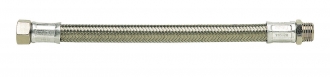 Flexible droit Inox - Raccord 1'' M/F - Longueur 700 mm (type inox)  #1