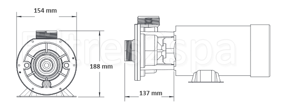 dimensions pompe cd e series