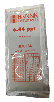 Solution d'talonnage  TDS 6.44 ppt  (sel) - Sachet de 20 ml #1