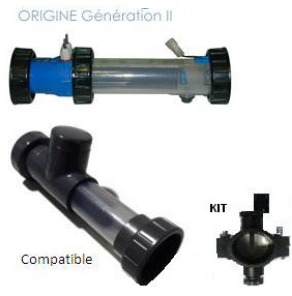 Cellules compltes compatible + kit d'adaptation - pour lectrolyseur REGUL ELECTRONIQUE - Gnration 2 #1