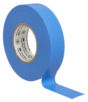 Ruban Adhésif Phosphorescent Bleu 10m X 2cm - Brillant Dans Le Noir, Imperméable, Amovible