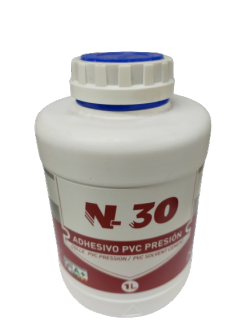 Colle PVC blanche N-30 - Bidon de 1 litre #1