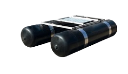 Radeau inox plateforme modulaire flottante pour pompe