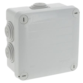 Boite de raccordement �lectrique PLEXO carr� - 105 x 105 x 55